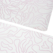 Seidenpapier 35x50cm Blumen Umriss