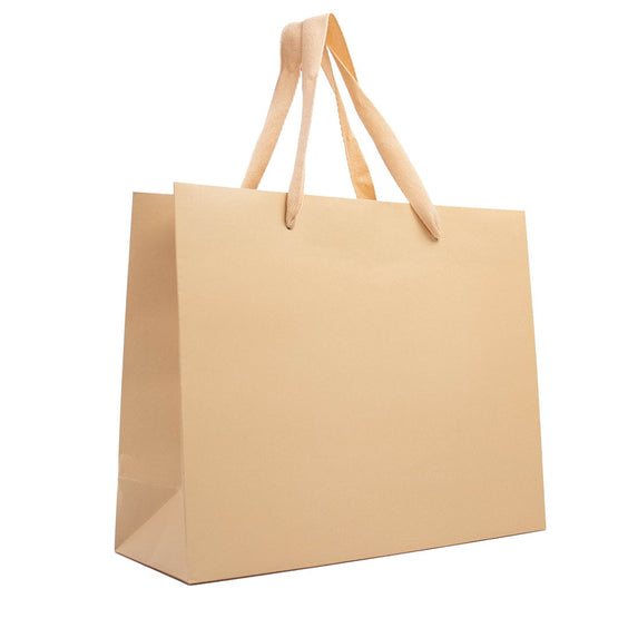 10x Geschenktüten Warm Sand A4