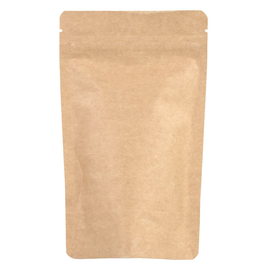 100x Standbodenbeutel Braun 11x18,5cm