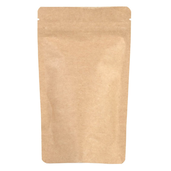 100x Standbodenbeutel Braun 11x18,5cm