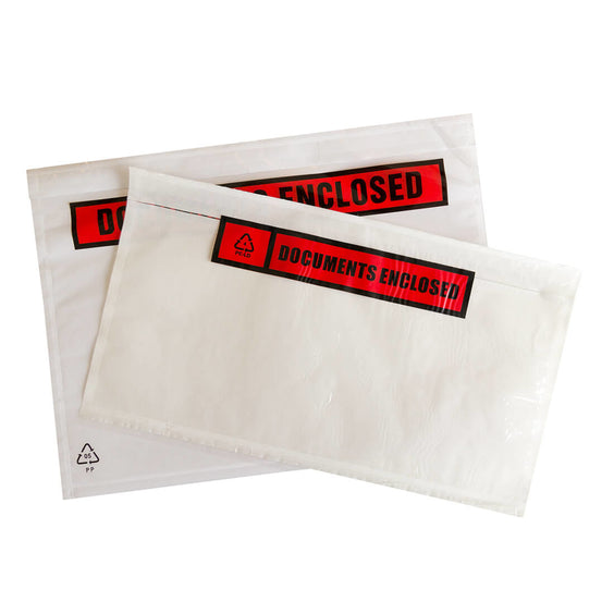 1000x Dokumententaschen "Documents enclosed" A6