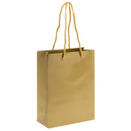 10x Geschenktüten Gold A5