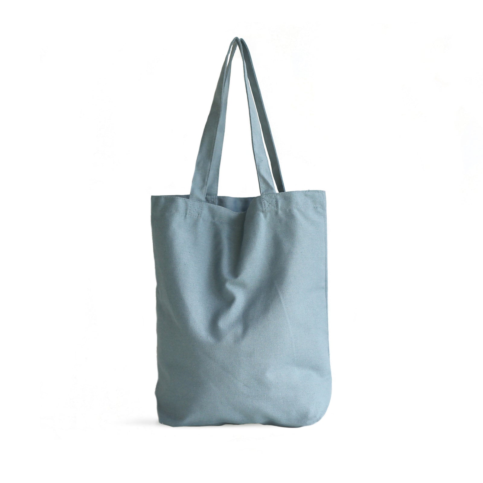 10x Tragetasche aus Baumwolle Blau
