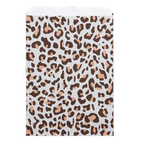 200x Papiertüten Leopard 17x25cm