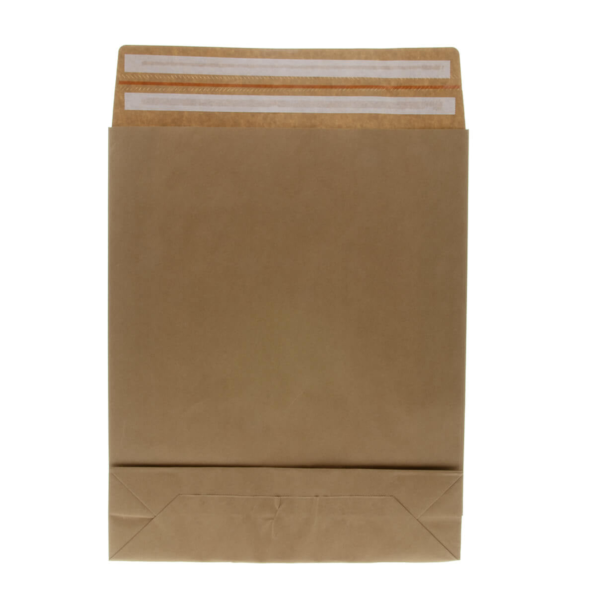 50x Papier-Versandtasche + Seitenfalte/Boden XL