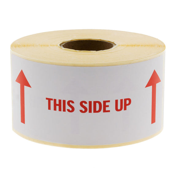 500x Etikett 'This side up'