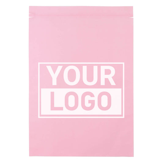 Papierversandtaschen Rosa bedrucken L