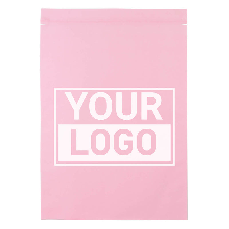 Papierversandtaschen Rosa bedrucken L