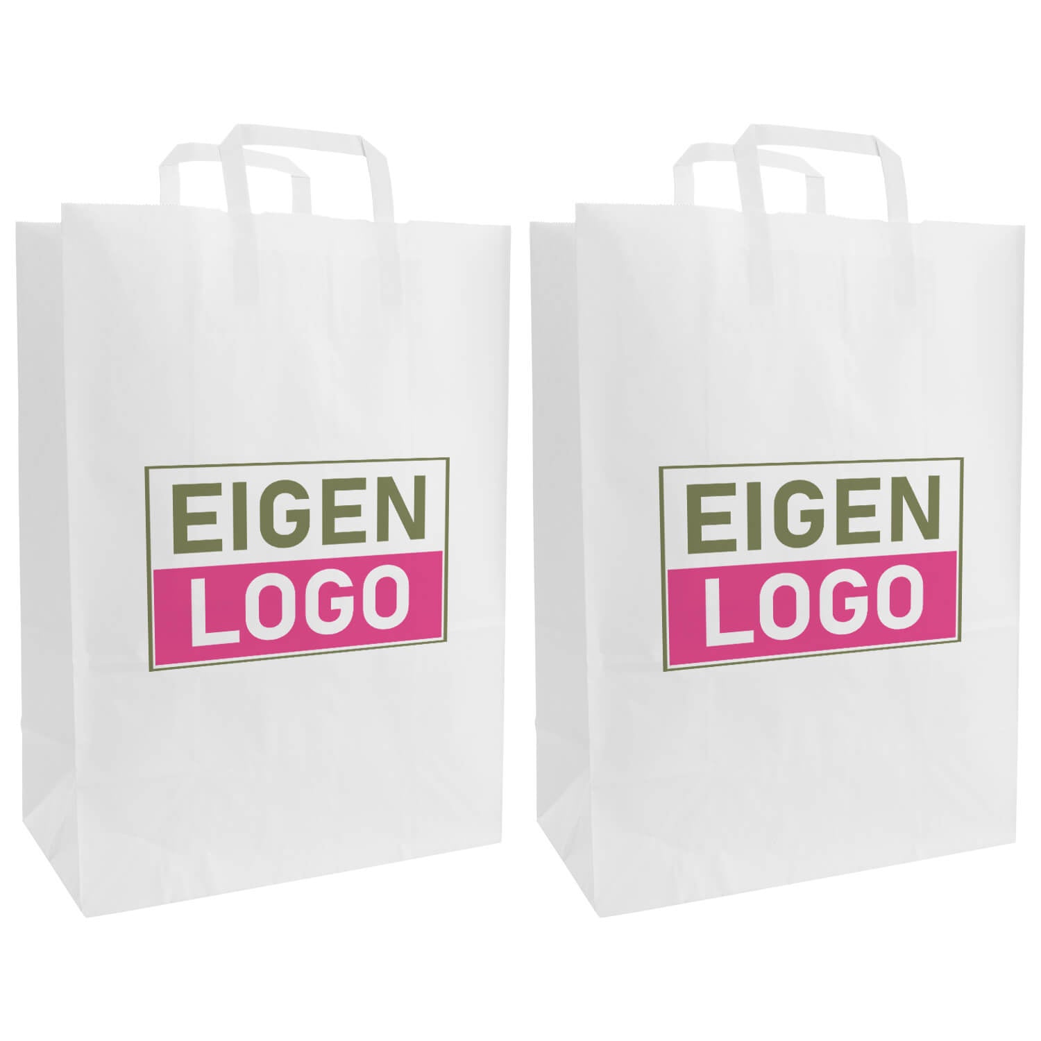 Budget-Papiertasche 32x13x41cm (A3)- Logo-Druck
