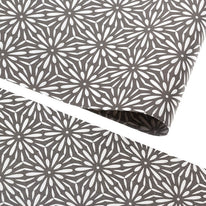 Seidenpapier 35x50cm Flower Power Schwarz
