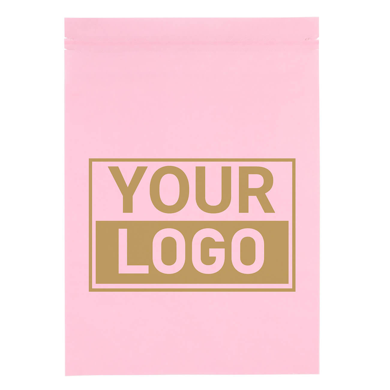Papierversandtaschen Rosa bedrucken M