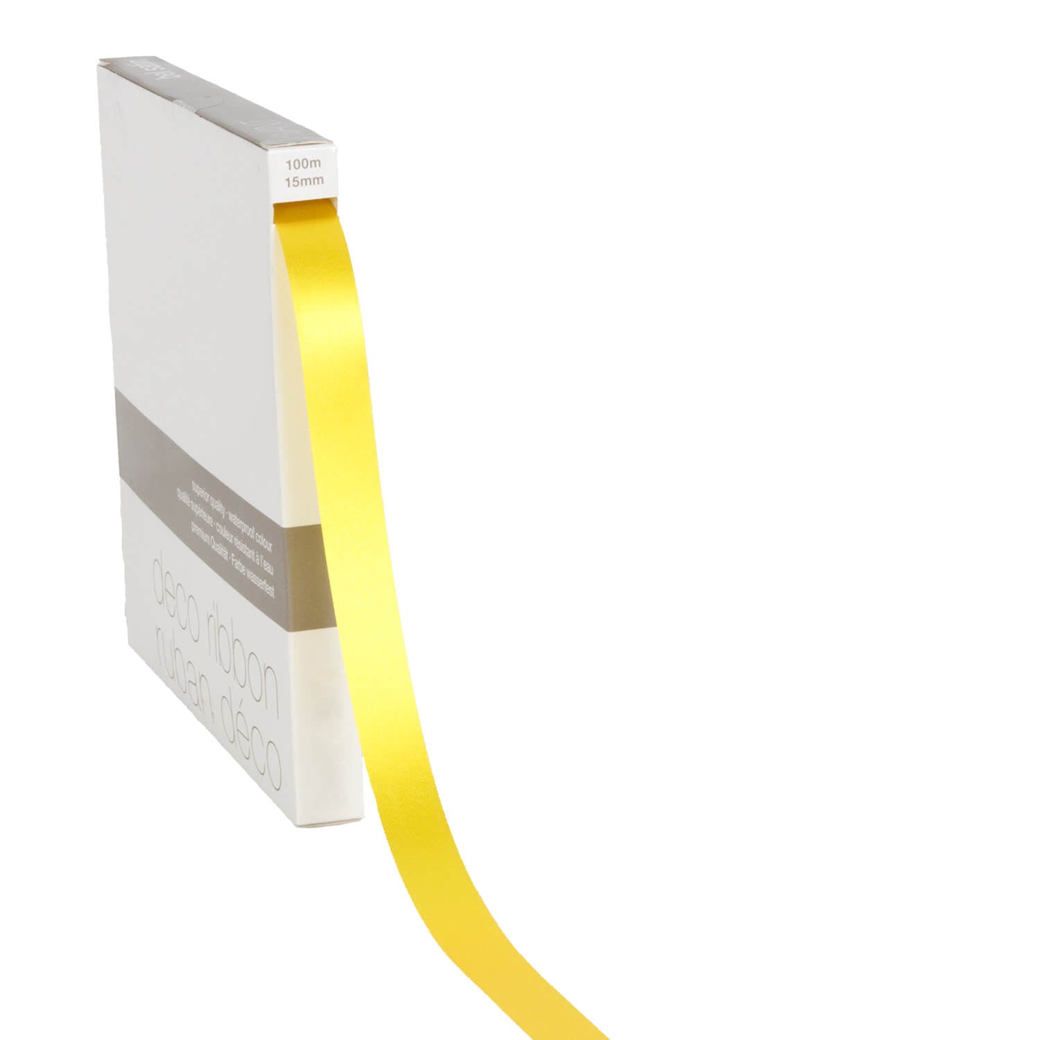 Farbband Satin Gelb MEDIUM (15mm x 100m)