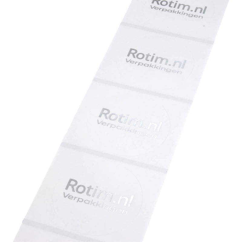 Aufkleber bedrucken lassen - Rund - Metallic