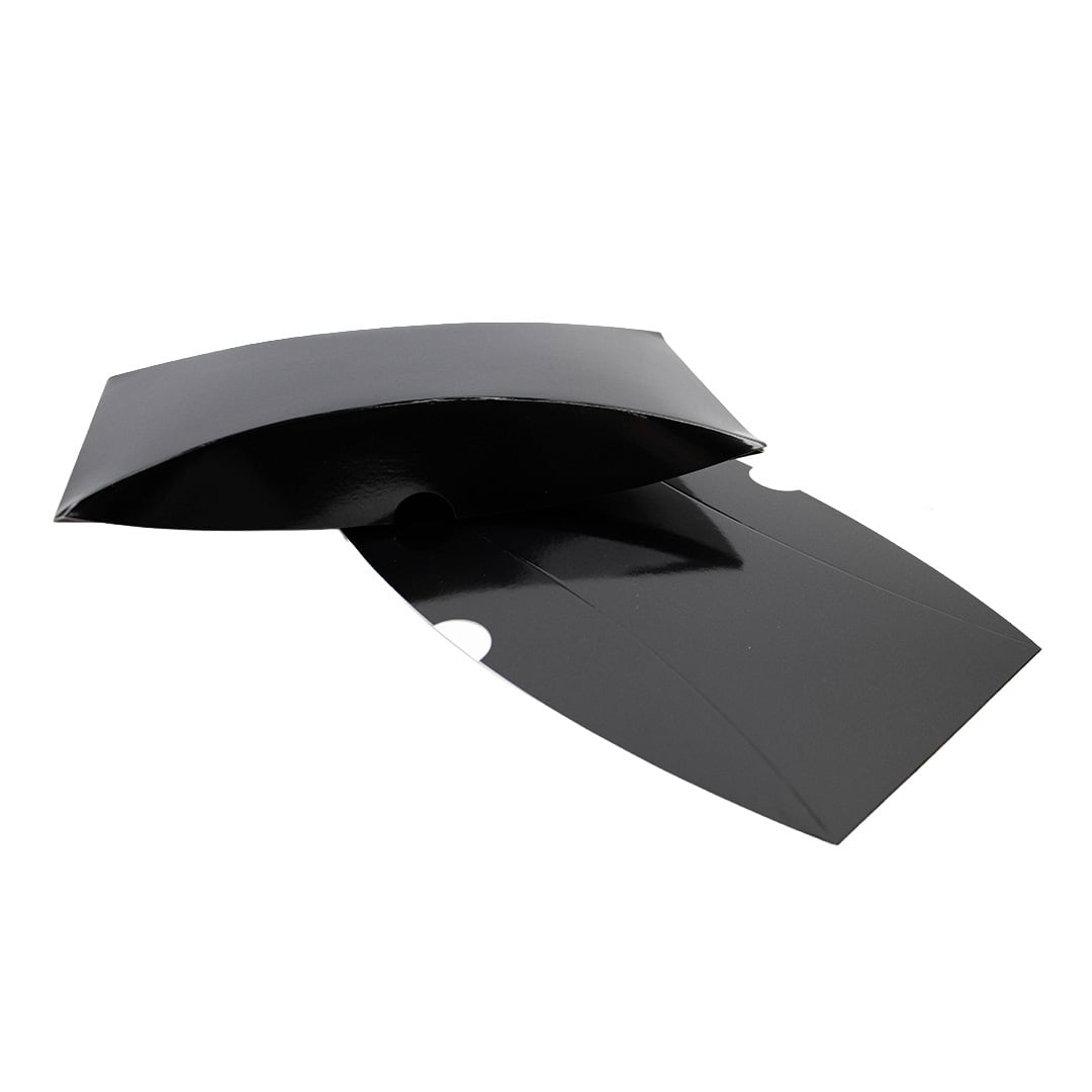 25x Kissenverpackung schwarz 110x230x40mm