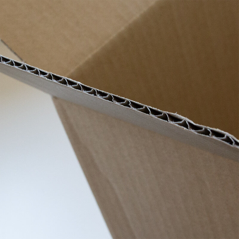Kartons Braun einfache Wellpappe 265x165x130mm Rilllinie