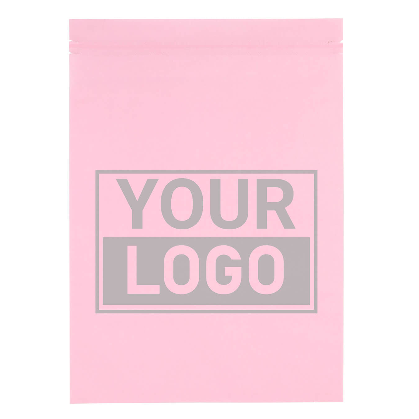 Papierversandtaschen Rosa bedrucken M