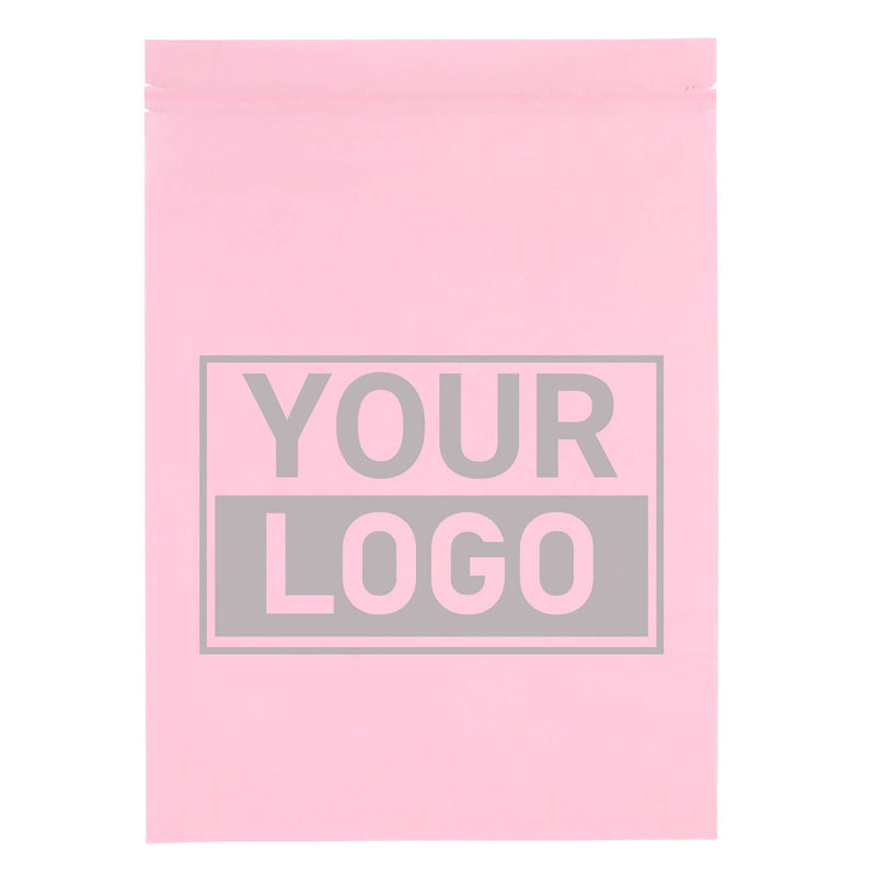 Papierversandtaschen Rosa bedrucken M