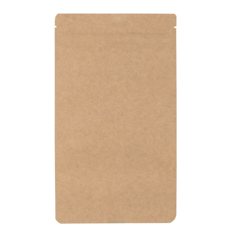 100x Standbodenbeutel Braun 13x22,5cm