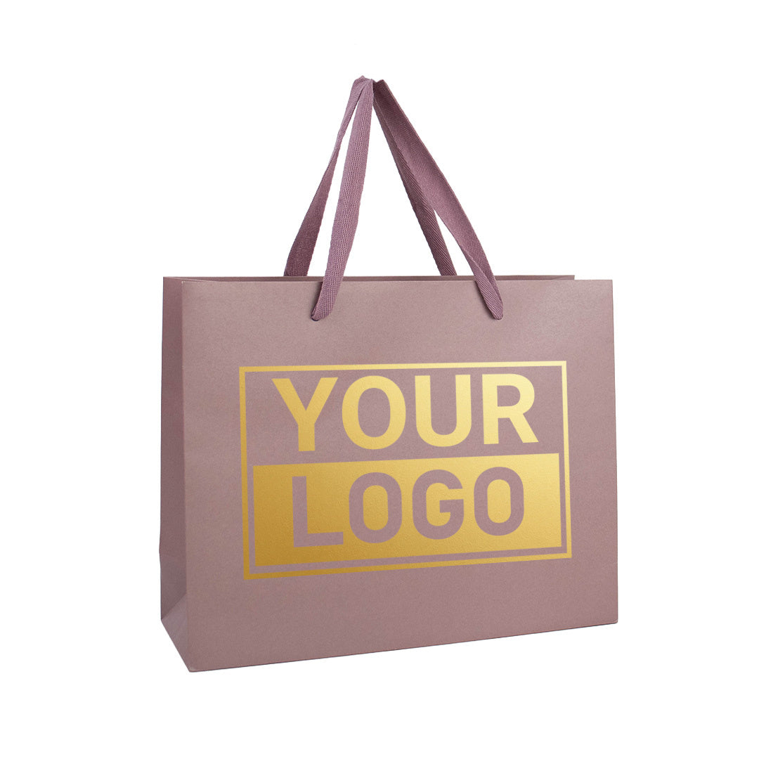 Geschenktasche bedrucken Dusty Rose A4