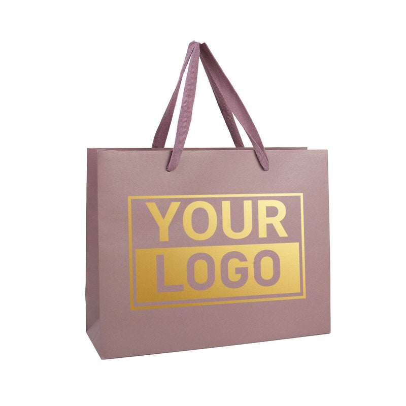 Geschenktasche bedrucken Dusty Rose A4