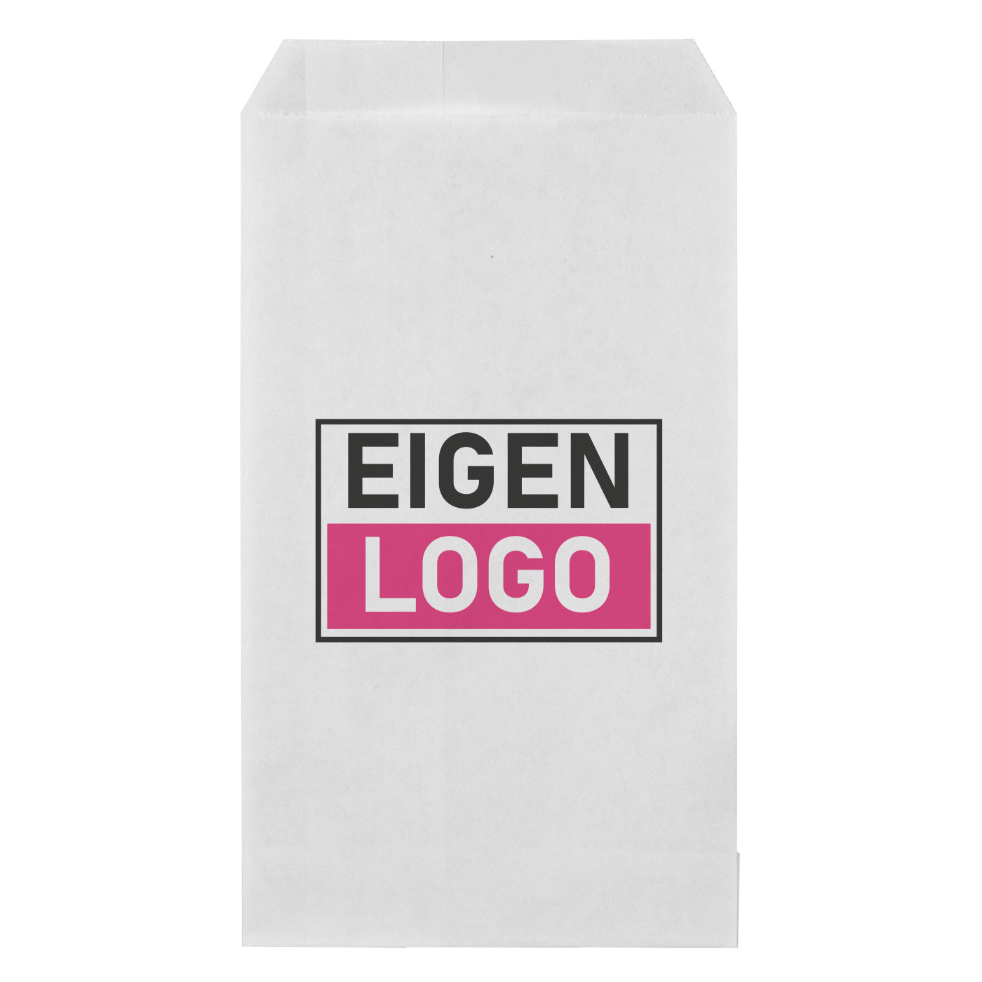 Papiertüten Druck Weiß 10x16cm