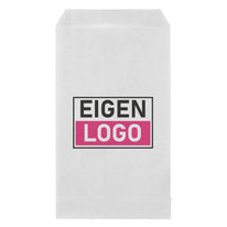 Papiertüten Druck Weiß 10x16cm