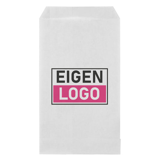 Papiertüten Druck Weiß 10x16cm