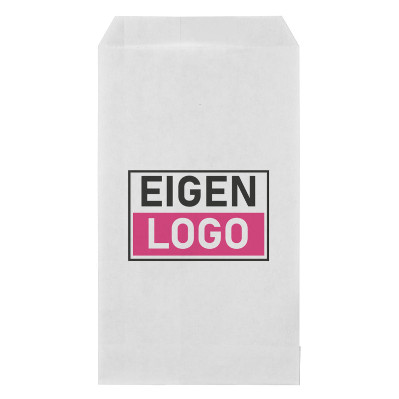 Papiertüten Druck Weiß 10x16cm