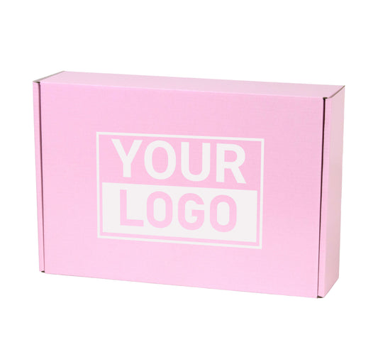 Postkartons bedrucken Pink Lavender 280x190x75mm