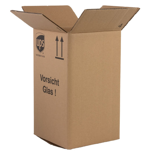 10 x Weinversandkarton mit Einlage 4 Flaschen