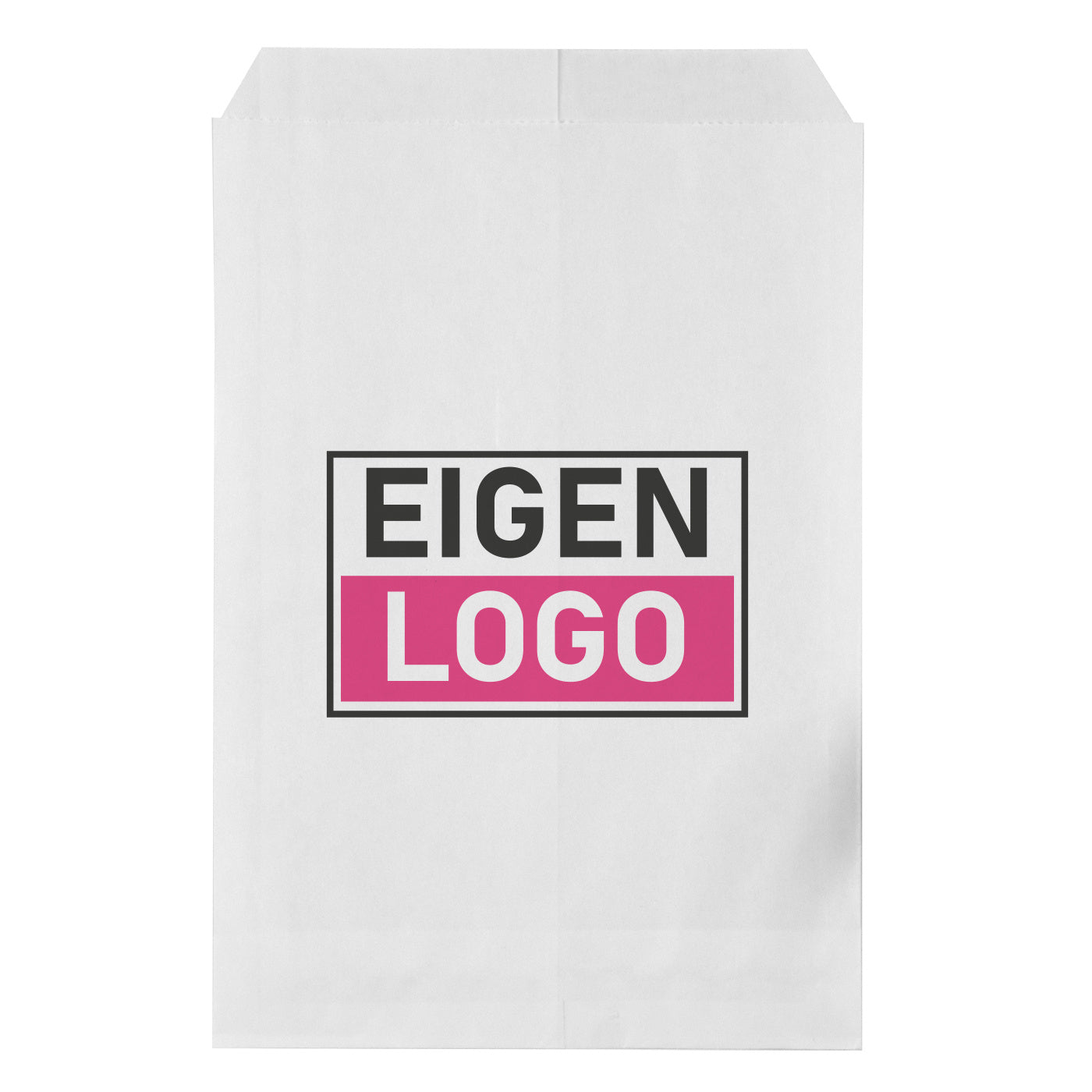 Papiertüten Druck Weiß 13x19cm