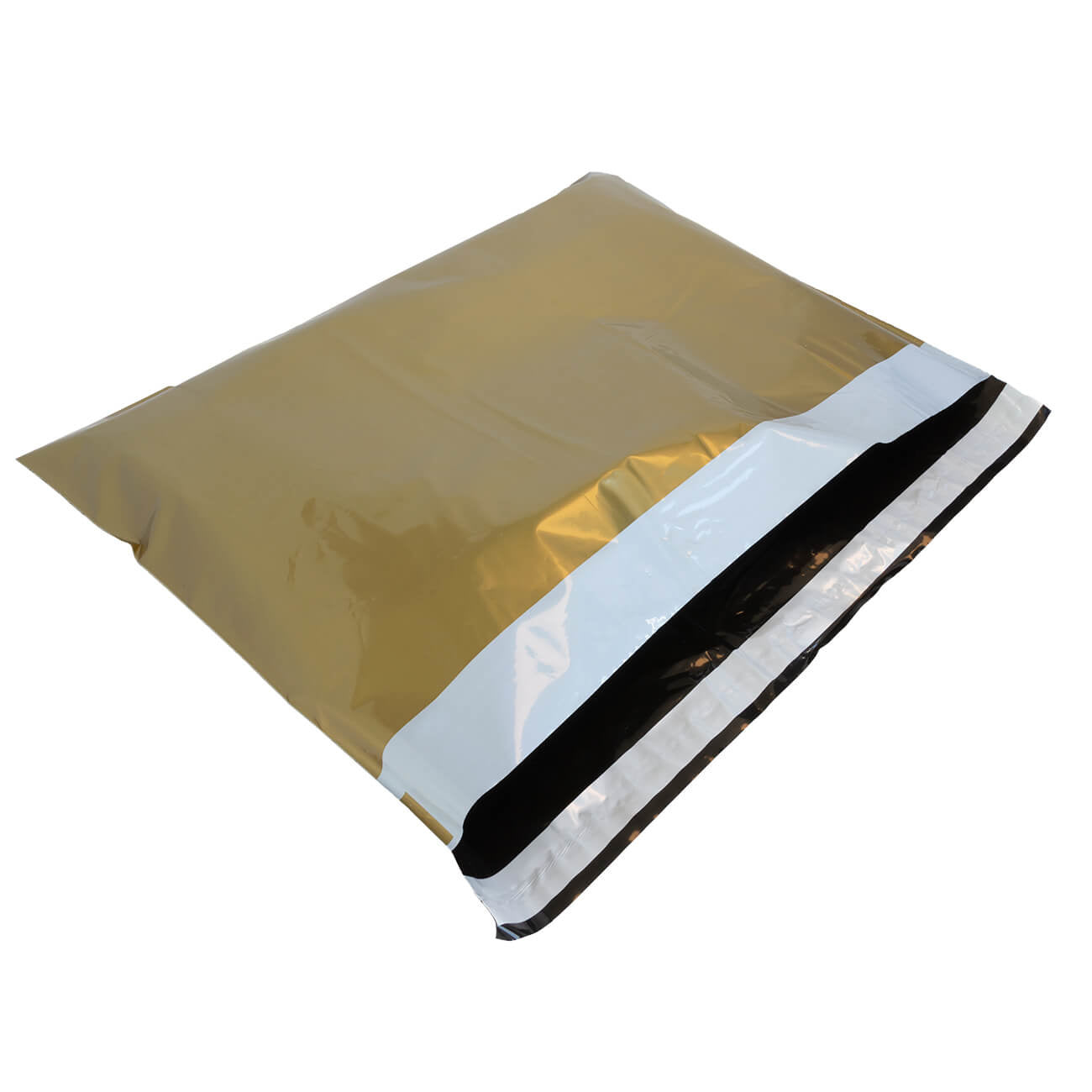100x Versandtaschen Gold XL Querformat