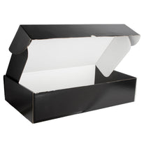 25x Postkartons Schwarz 610x370x140mm