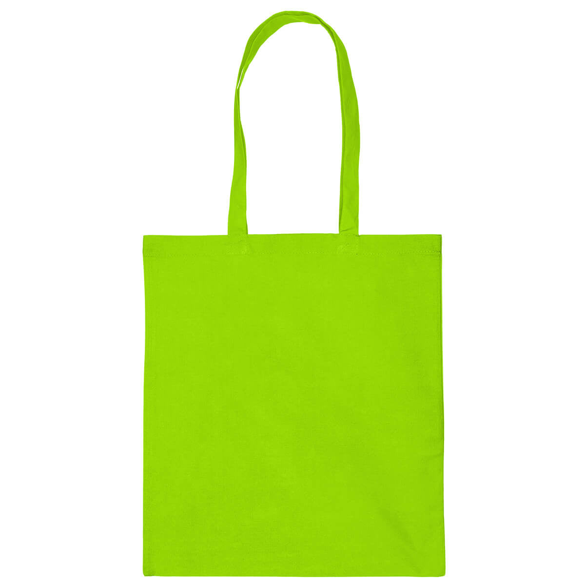 25x Baumwolltasche Limonengrün 38x42cm