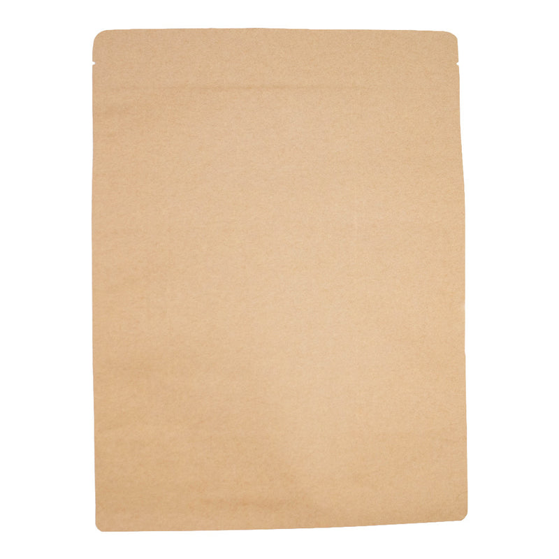 100x Standbodenbeutel Braun 25x34cm