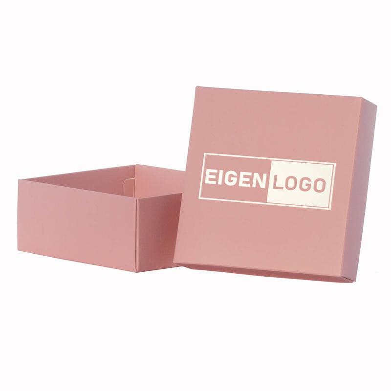 Geschenkkartons bedrucken Rosa 125x125x55mm