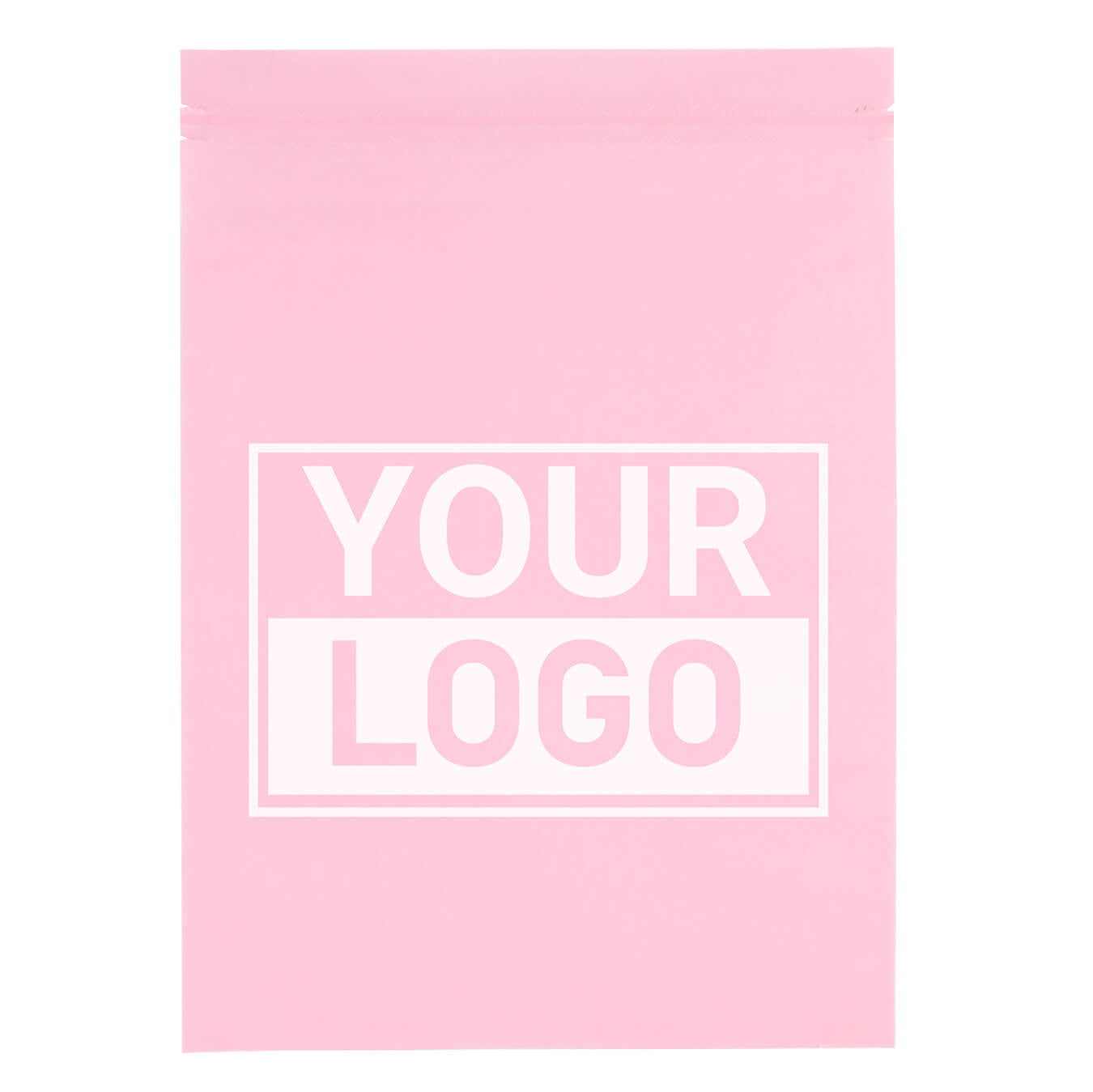 Papierversandtaschen Rosa bedrucken M