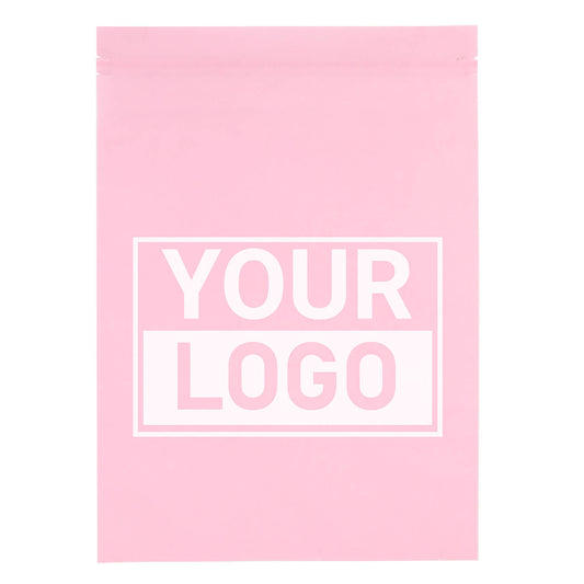 Papierversandtaschen Rosa bedrucken M