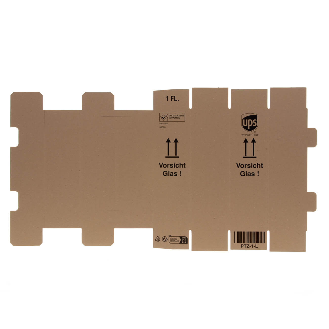 20 x Wein Versandkartons 1 Flasche