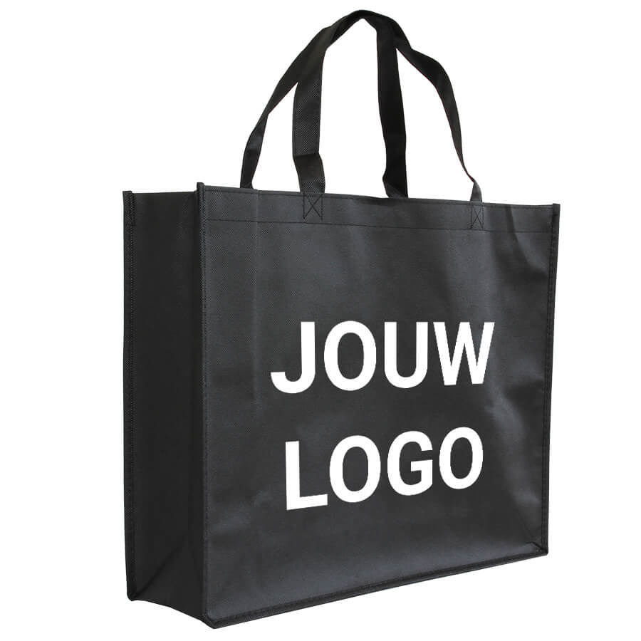 Shopper Druck Schwarz Non woven 42x12x35cm - Express