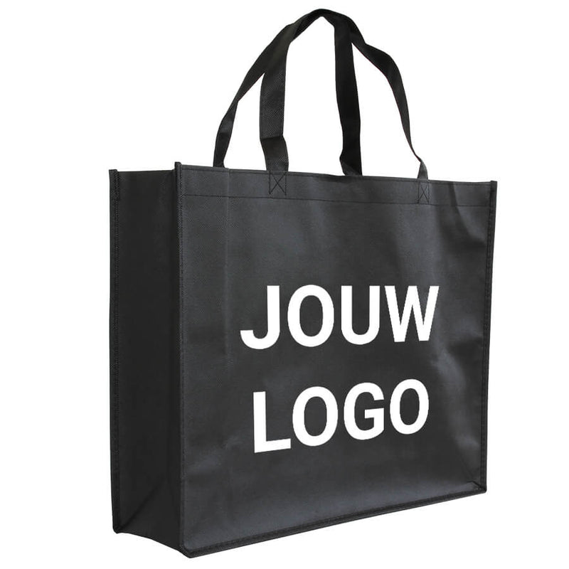 Shopper Druck Schwarz Non woven 42x12x35cm - Express