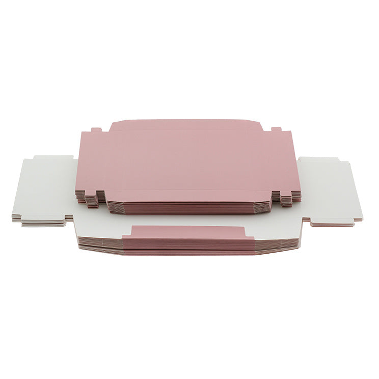 Geschenkkartons bedruckt Rosa 200x150x80mm - Metallic