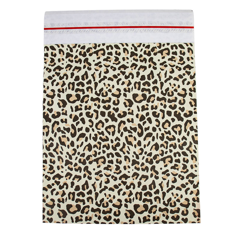 50x Papier-Versandtasche Leopard S