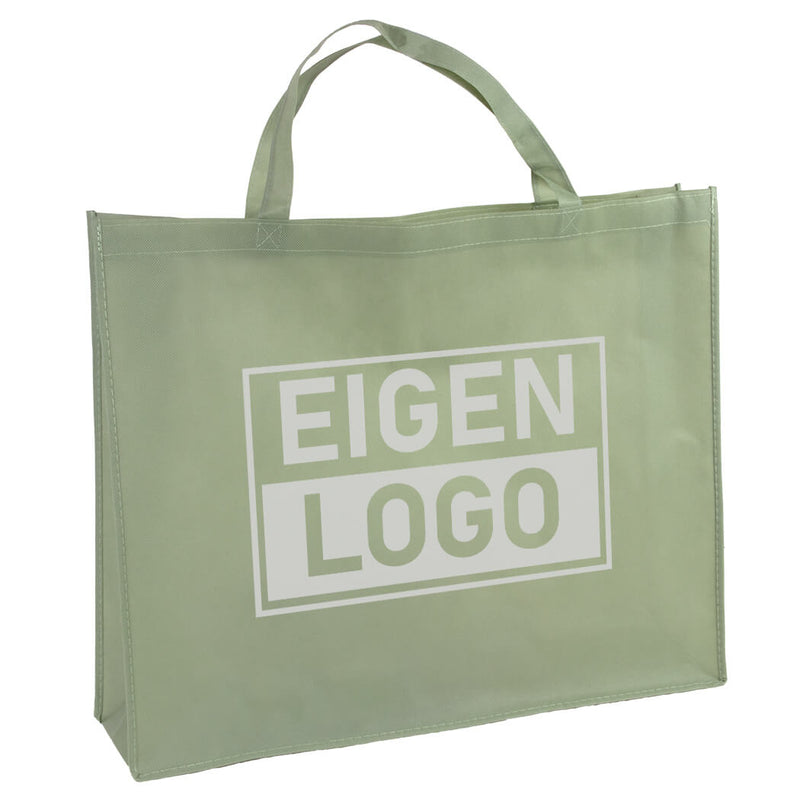 Shopper Druck Grün Non woven 54x14x45cm - Express