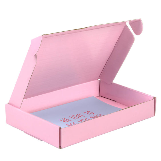 50x Maxibriefkarton Pink Lavender A6