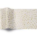 Seidenpapier 50x76cm Weiß mit Goldreflexen