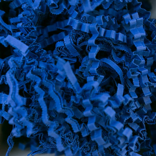 Polstermaterial Papier Zickzack Blau 2kg