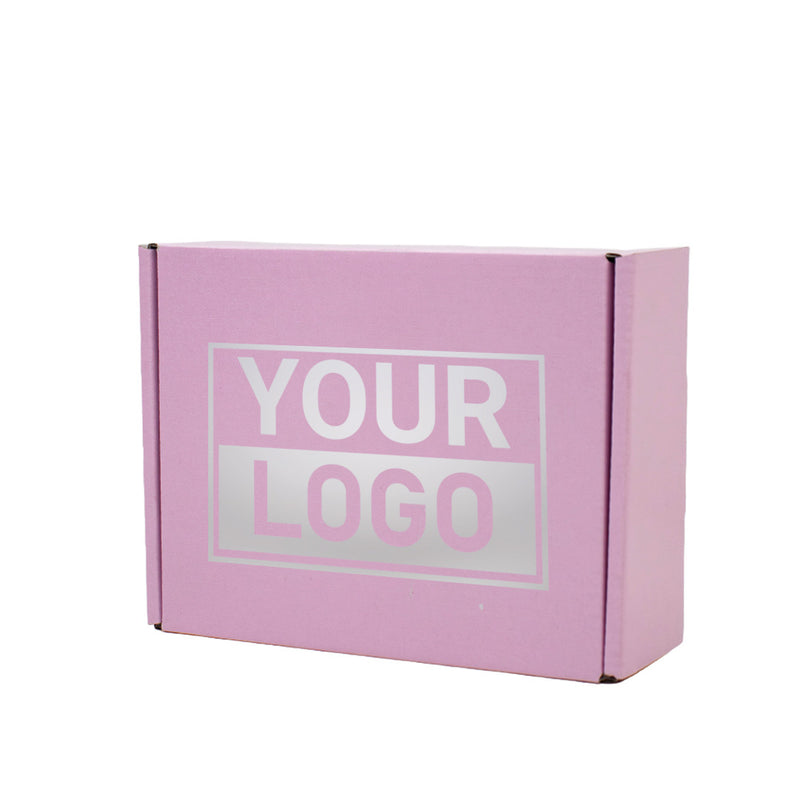 Postkartons bedrucken Pink Lavender 160x130x90mm