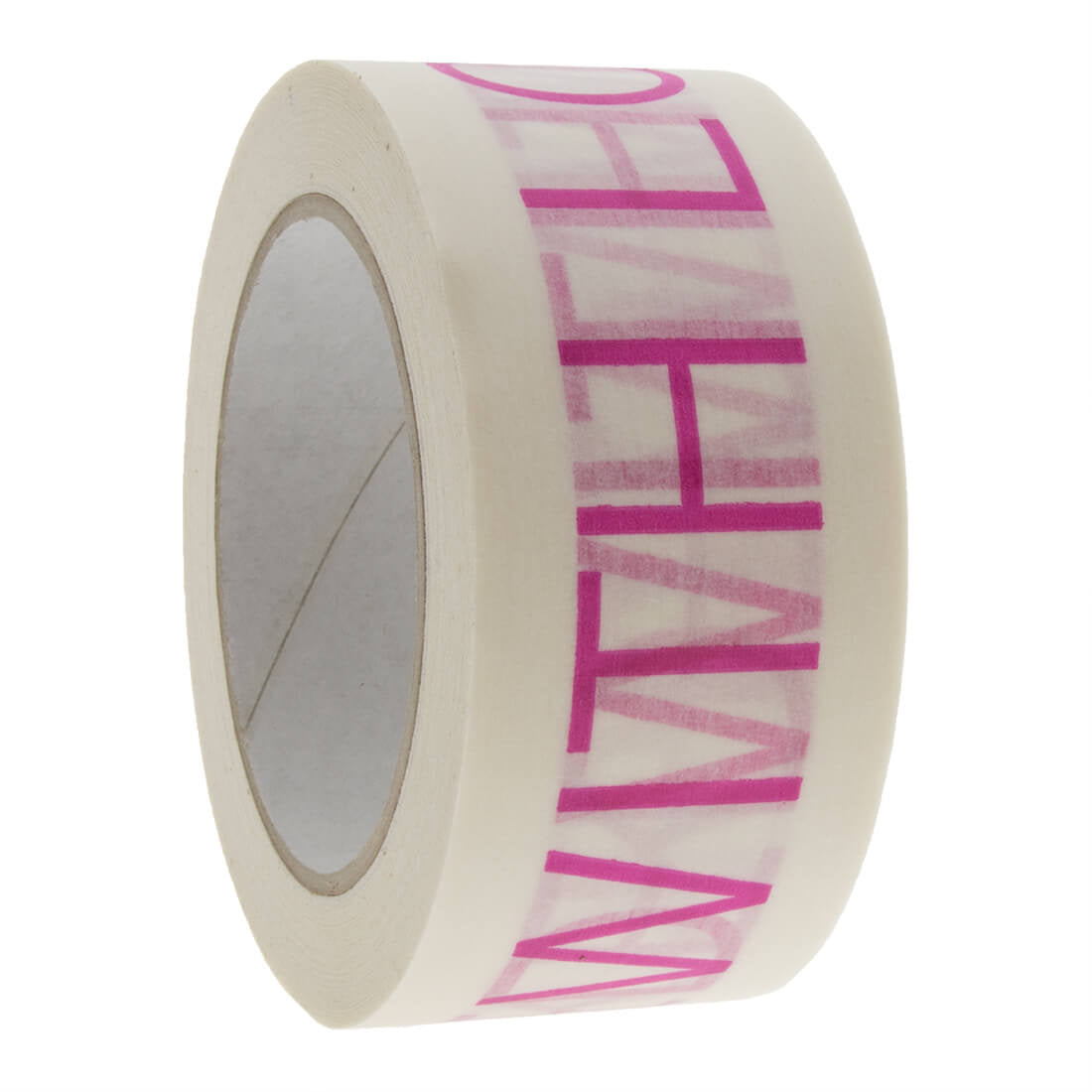 Papierband 'Packed with love' Weiß 50mmx50mtr