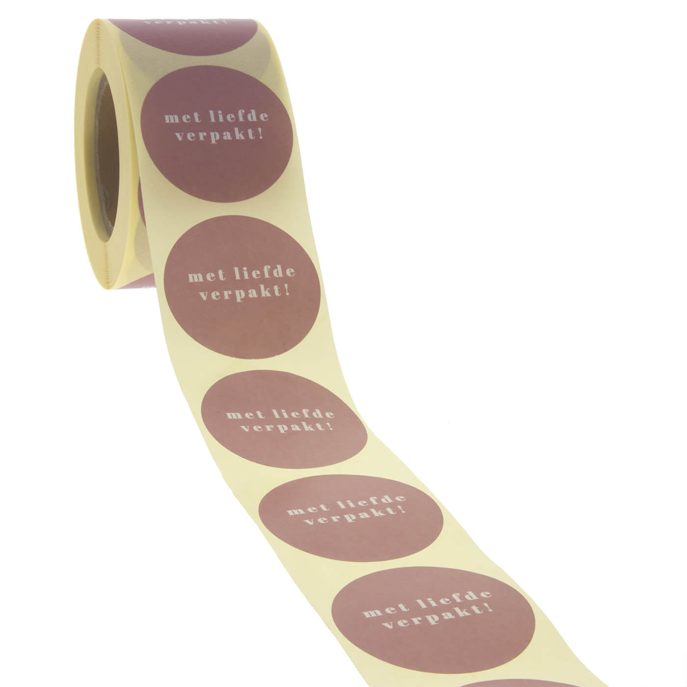 500x Aufkleber „Mit Liebe verpackt“ Rosa 40 mm